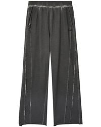 Izzue - Faded Raw-Edge Track Pants - Lyst