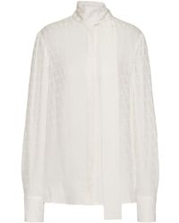 Valentino Garavani - Toile Iconographe-print Silk Shirt - Lyst
