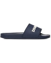 DSquared² - Claquettes À Logo Embossé - Lyst