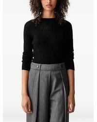 Joop! - Cable-Knit Boat-Neck Sweater - Lyst