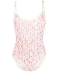 Moncler - Logoed One-piece Swimsuit - Lyst