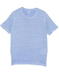 120% Lino - Linen Crew-Neck T-Shirt - Lyst
