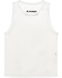 Jil Sander - オープンニット トップ - Lyst