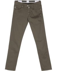 Sartoria Tramarossa - Skinny-leg cotton-blend jeans - Lyst