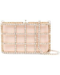 Rosantica - Mini Holli Crystal-Embellished Bucket Bag - Lyst