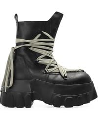 Rick Owens - Megalace Lace-Up Boots - Lyst