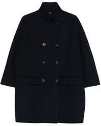 Alberto Biani - Double-Breasted Coat - Lyst