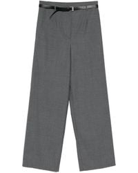 Juun.J - Belted Tailored Trousers - Lyst