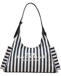 Marc Jacobs - The Belted Canvas Striped Tote Bag - Lyst