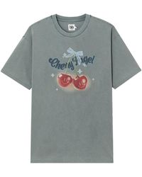 B+ AB - Cherry-Print Bow-Detail T-Shirt - Lyst