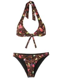 Amir Slama - Printed Triangle Bikini Set - Lyst