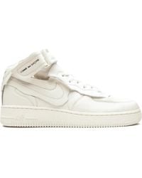 Nike - X Comme Des Garçon Air Force 1 Mid Sneakers - Lyst