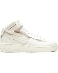 Nike - X Comme Des Garçon Air Force 1 Mid Sneakers - Lyst