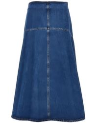 Weekend by Maxmara - Panelled A-Line Skirt - Lyst