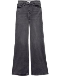 FRAME - Le Pixie High-rise Wide-leg Jeans - Lyst