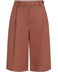 Brunello Cucinelli - Monili-Detail Concealed-Fastening Shorts - Lyst