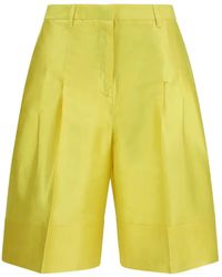 Sara Roka - Charlee Pleated Shorts - Lyst