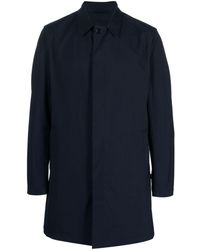 Theory - Single-breasted Cotton Coat - Lyst