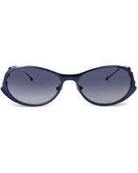 DIESEL - Oval-Frame Sunglasses - Lyst