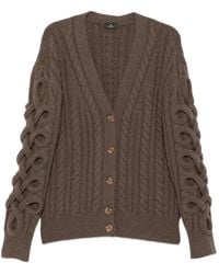 Etro - Geometric Print Jacquard Cape - Lyst