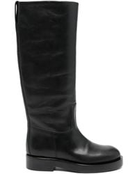 Paris Texas - Platte Laarzen Van Nappa Leer - Lyst