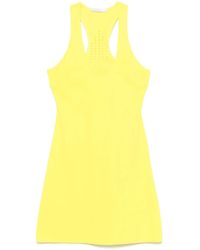 Patrizia Pepe - Mini-Jurk Met Geperforeerd Logo - Lyst
