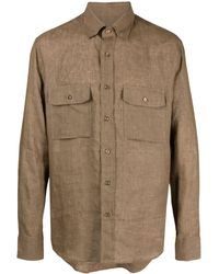 Brioni - Button-up Long-sleeve Shirt - Lyst