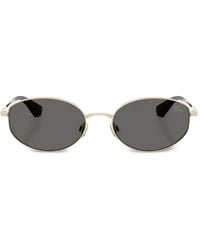 Burberry - Oval-Frame Sunglasses - Lyst