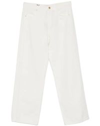 Max Mara - Cotton And Linen Pants - Lyst