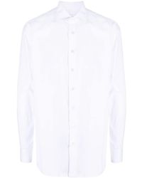 Lardini - Poplin Button-up Cotton Shirt - Lyst