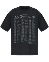 MISBHV - Infinite Secret Tour Print T-Shirt - Lyst