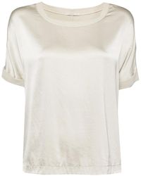 Transit - Satin T-Shirt - Lyst
