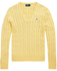Polo Ralph Lauren - ケーブルニット Vネックセーター - Lyst