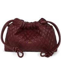 N°21 - Gesteppte Schultertasche Mit Kordelzug - Lyst