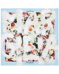 Maison Margiela - Floral-Print Silk Pocket Square - Lyst