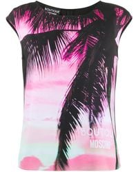 Moschino - Palm Tree Print Top - Lyst