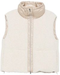 Herno - Sequin-Embellished Funnel-Neck Gilet - Lyst