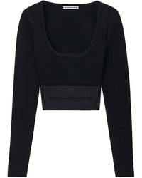 Alexander Wang - Top mit U-Ausschnitt - Lyst