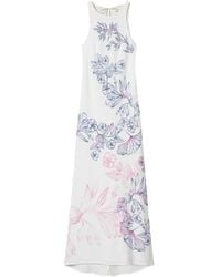 Twinset - Floral-Print Maxi Dress - Lyst