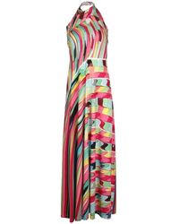 Mary Katrantzou - Dionne Geometric-Print Maxi Dress - Lyst