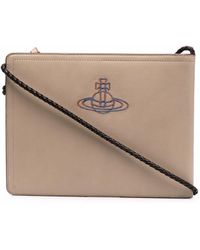 vivienne westwood clutch bolsa black