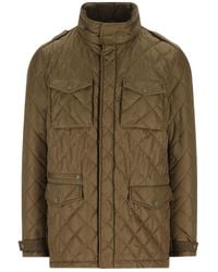 Herno - Quilted High-Neck Field Jacket - Lyst