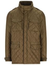 Herno - Quilted High-Neck Field Jacket - Lyst