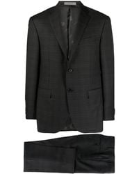 Corneliani - Checked Single-Breasted Suit - Lyst