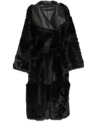 Yves Salomon - Shearling-Trimmed Fur Jacket - Lyst