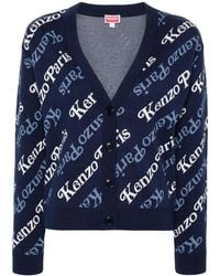 KENZO - Verdy Cropped Cardigan - Lyst