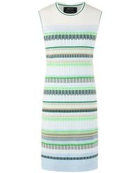Marc Cain - Striped Sleeveless Mini Dress - Lyst