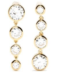 Completedworks - Crystal-Embellished Drop Earrings - Lyst