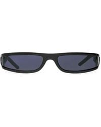Rick Owens - Sonnenbrille Mit Eckigem Gestell - Lyst