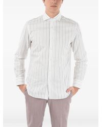 Corneliani - Striped Cotton Shirt - Lyst